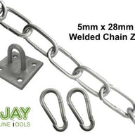 5mm x 28mm Zinc Plated Welded Chain Set
