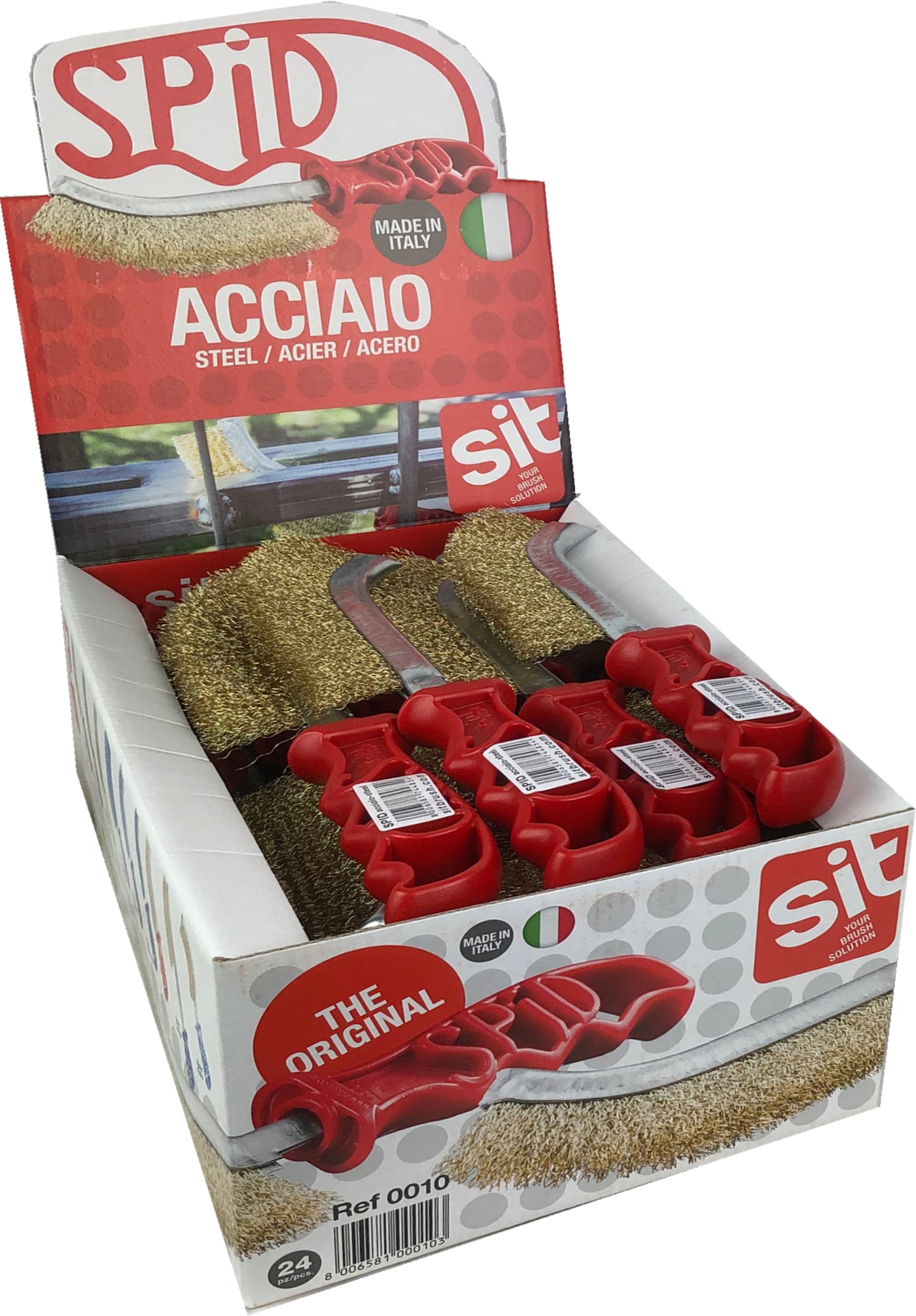 Box of 24 Heavy Duty Spid Wire Brushes