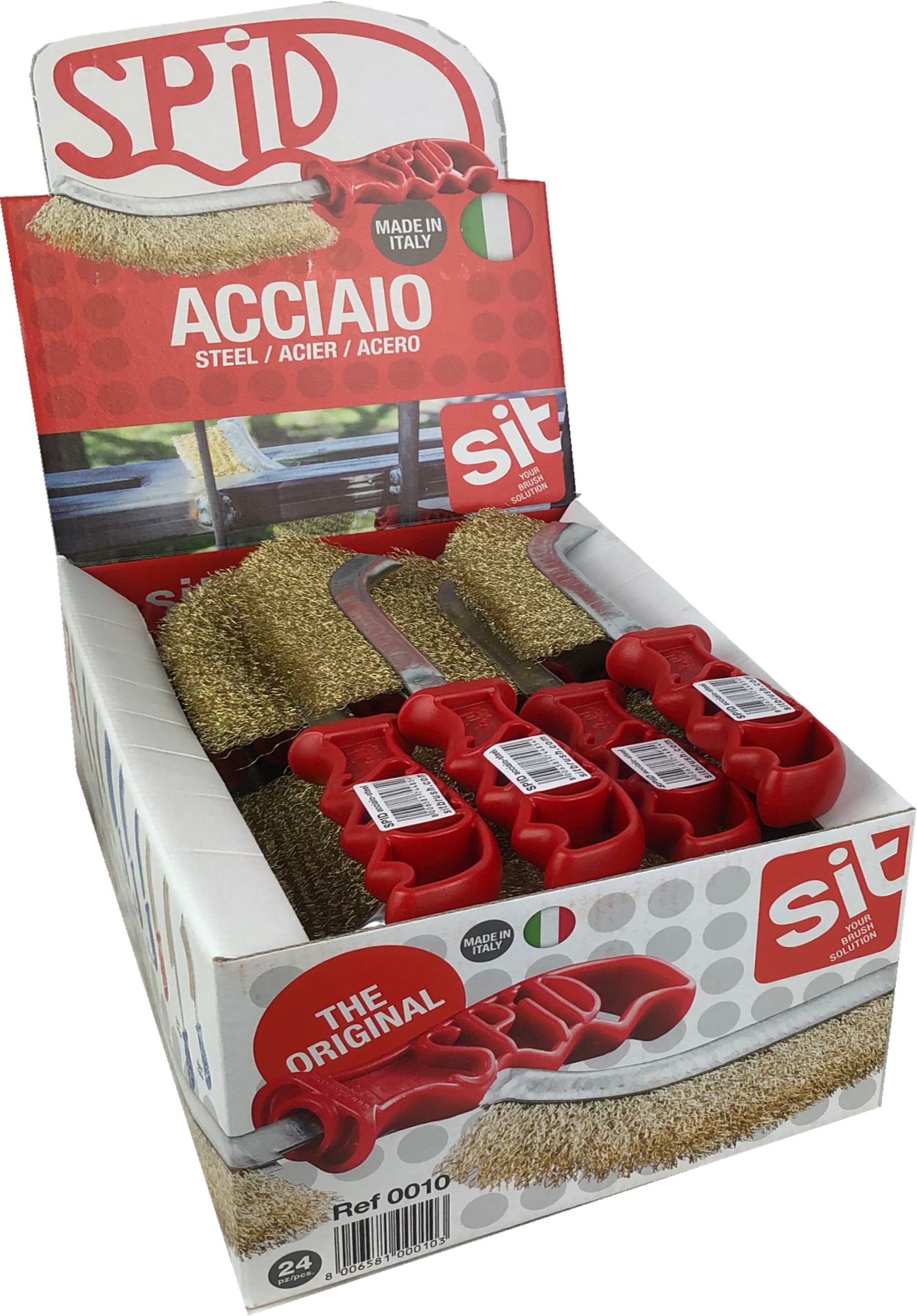 Box of 24 Heavy Duty Spid Wire Brushes