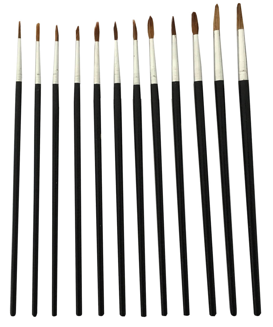 12pc Artist Brush Set