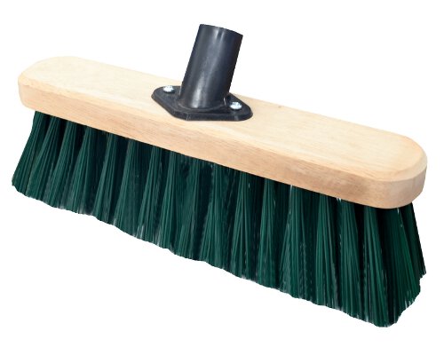 11in Green PVC Broom Head With Socket