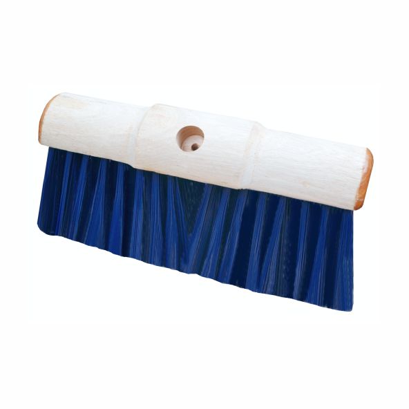 13in Stiff Blue PVC Scavenger Broom Head