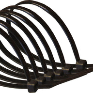 100mm x 2.5mm Black Cable Ties x 10