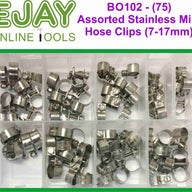 Assorted Stainless Mini Hose Clips (7-17mm)
