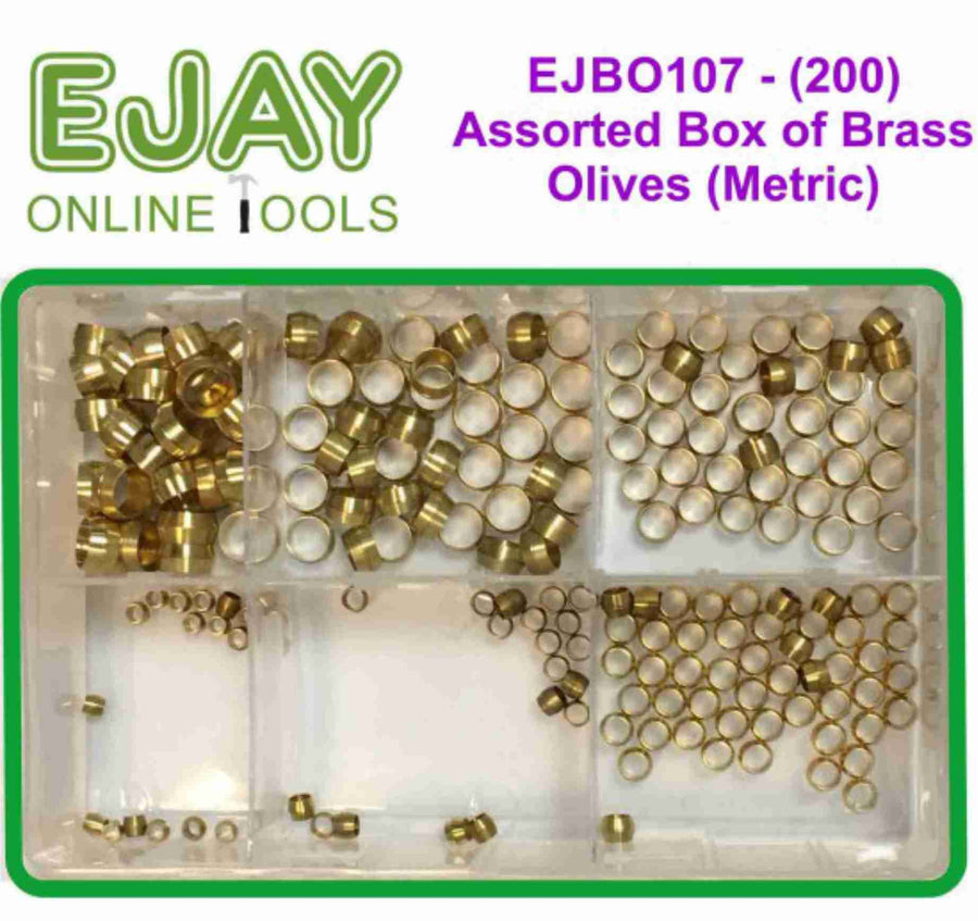Assorted Box of Brass Olives (Metric)