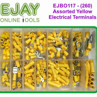 Assorted Yellow Electrical Terminals (260)