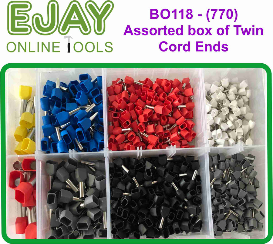 Assorted Twin Cord Ends (770)