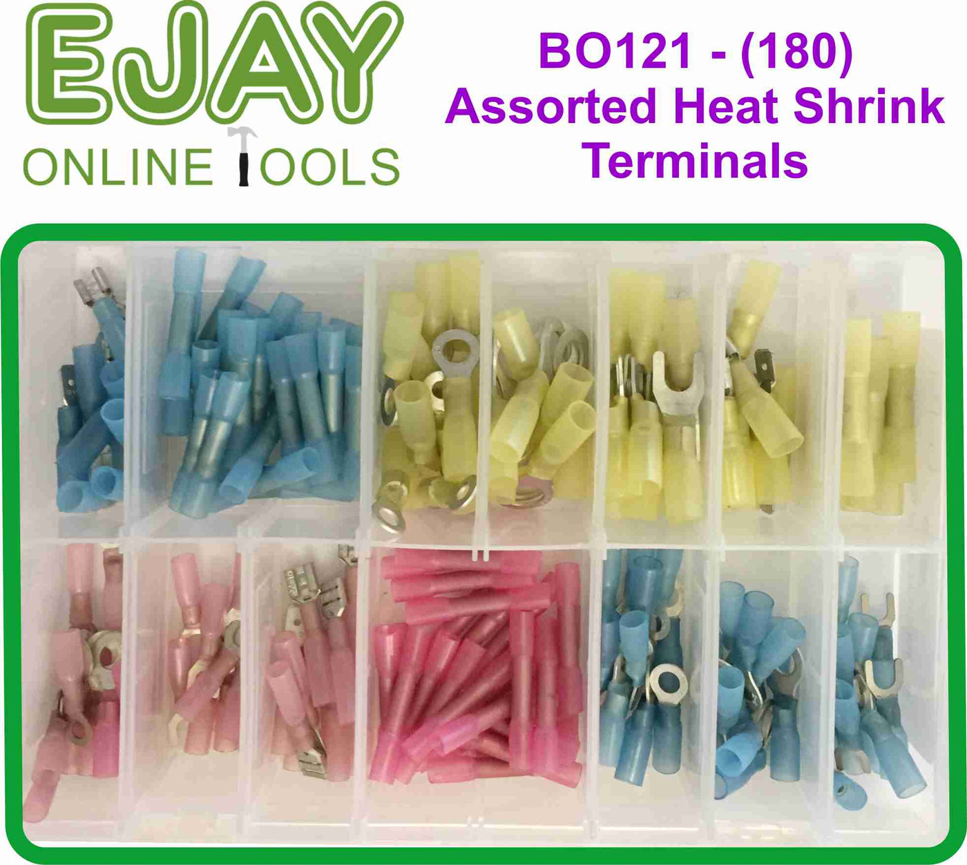 Assorted Heatshrink Terminals (180)