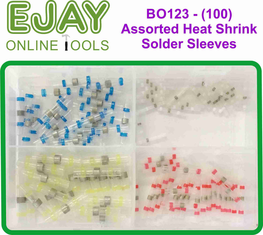 100 Assorted Heatshrink Solder Sleeves