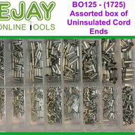 (1725) Assorted Box of Uninsulated Cord Ends 0.5  - 16.0mm