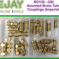 (28) Assorted Brass Tube Couplings (Imperial)