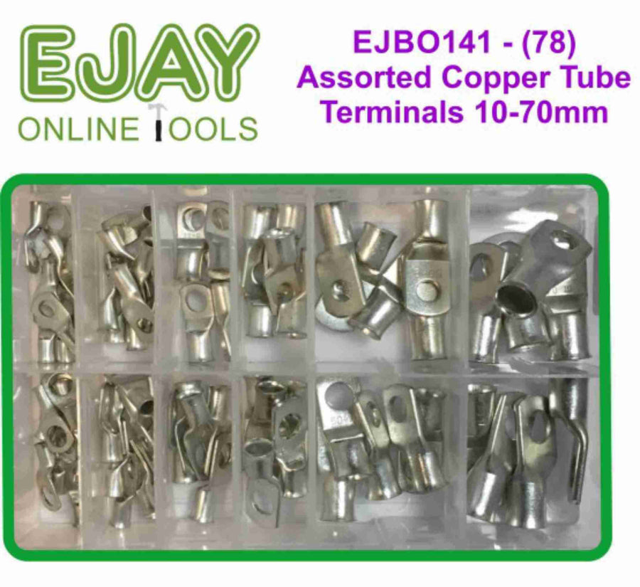 Assorted Copper Tube Terminals 10-70mm  (78)