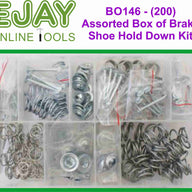 Assorted Box of Brake Shoe Hold Down Kit (200)
