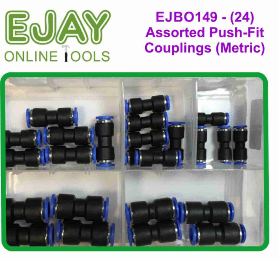 Assorted Push-Fit Couplings (Metric) (24)