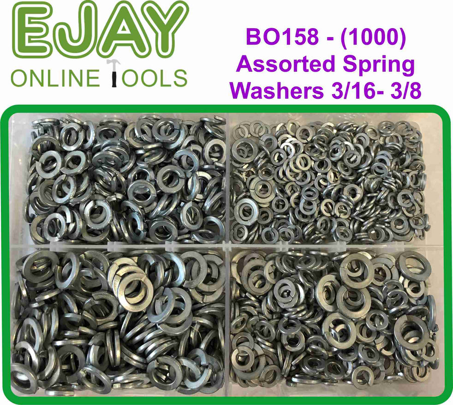 Assorted Spring Washers 3/16-3/8 (1000)