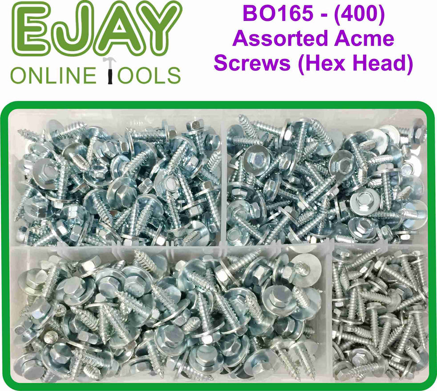 Assorted Acme Screws (Hex Head) (400)