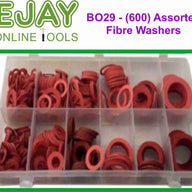 Assorted Fibre Washers (600pc)
