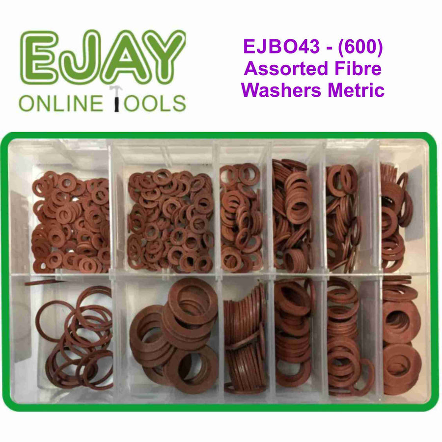 Assorted Fibre Washers METRIC (600)