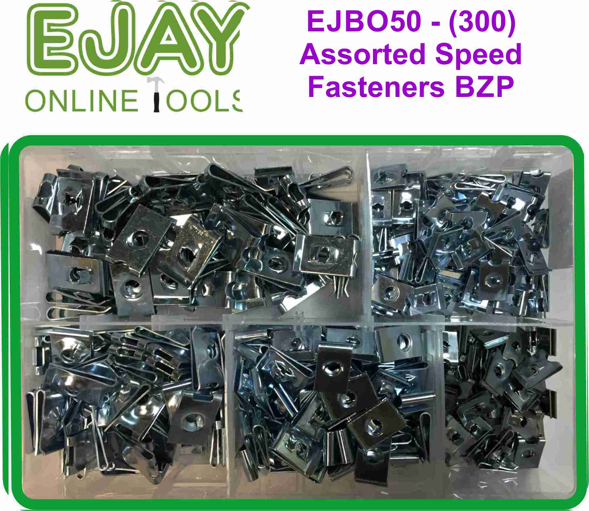 Assorted Speed Fasteners BZP (300)
