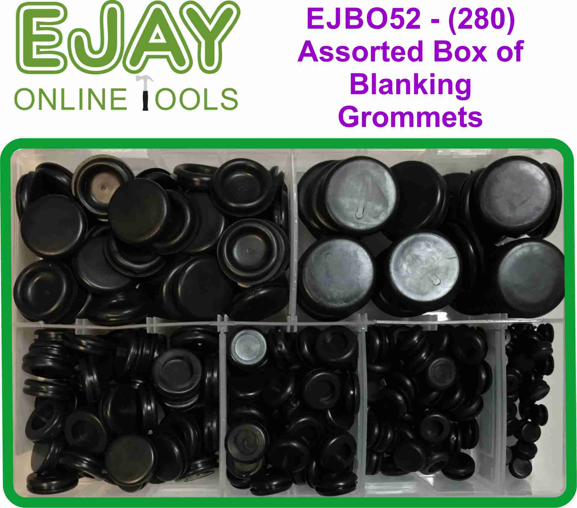 Assorted Box of Blanking Grommets (280)
