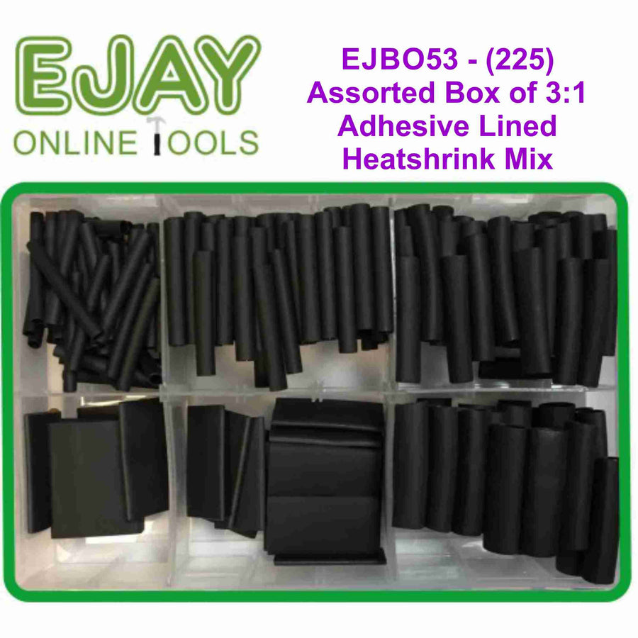Assorted Box of 3:1 Adhesive Lined Heatshrink Mix (225)