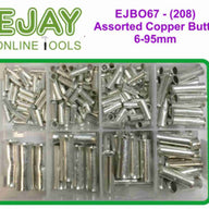 Assorted Copper Butts 6-95mm  (208)