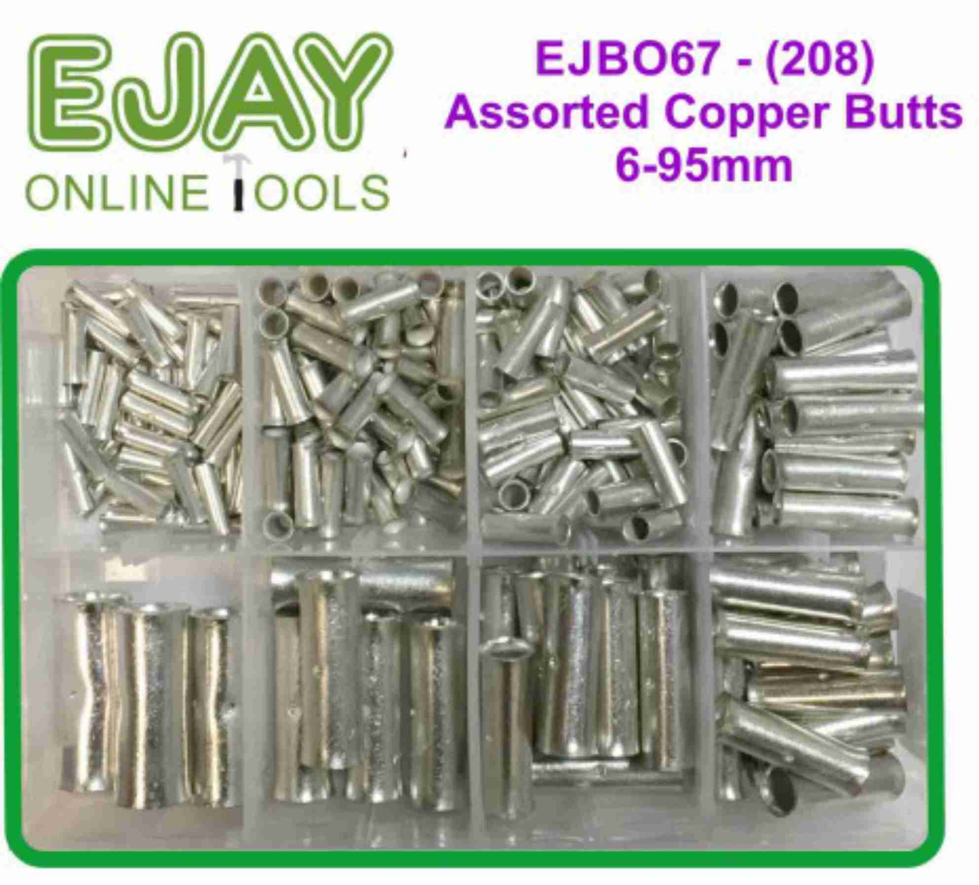 Assorted Copper Butts 6-95mm  (208)