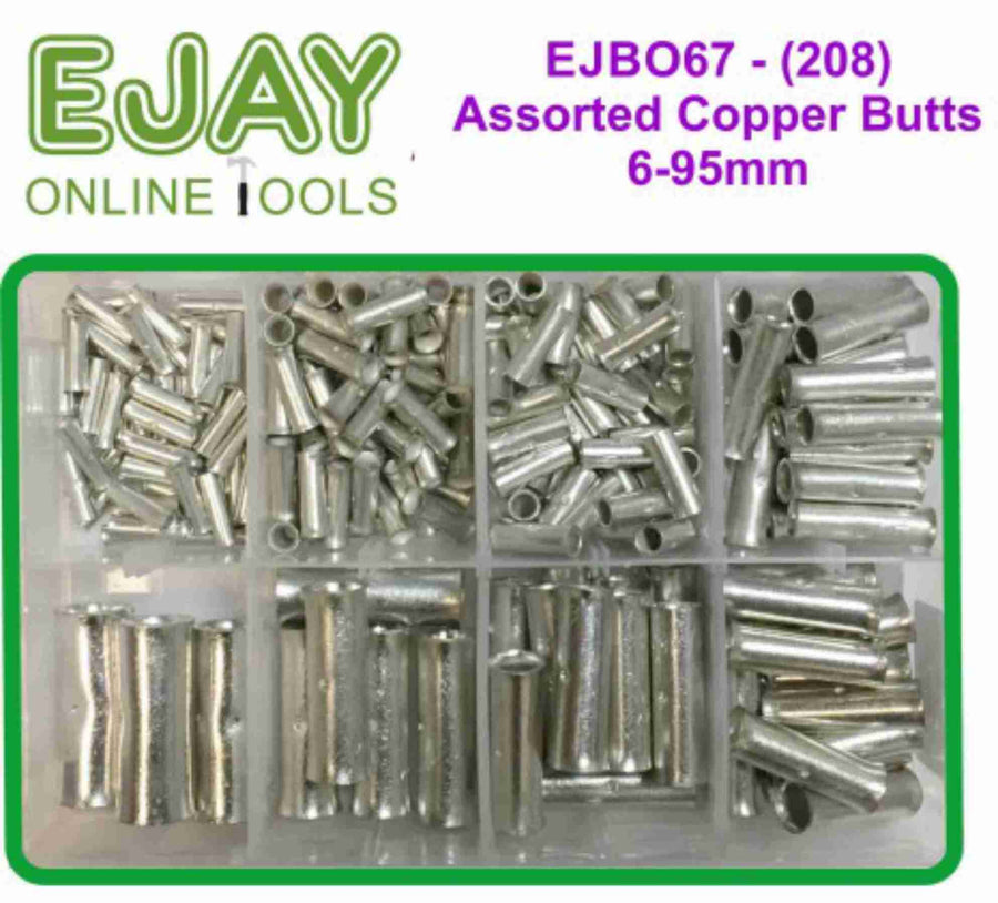 Assorted Copper Butts 6-95mm  (208)