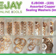 Assorted Copper Sealing Washers (Imp) (220)