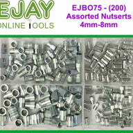 Assorted Nutserts 4mm-8mm (200)