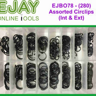Assorted Circlips (Int & Ext) (280)