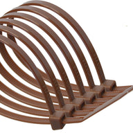 140mm x 3.6mm Brown Cable Ties x 10