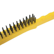 3 Row Wire Brush With Plastic Handle