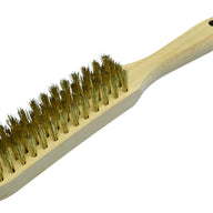 4 Row Brass Coated Wire Brush