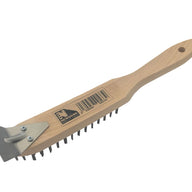 4 Row Wire Brush With Scraper