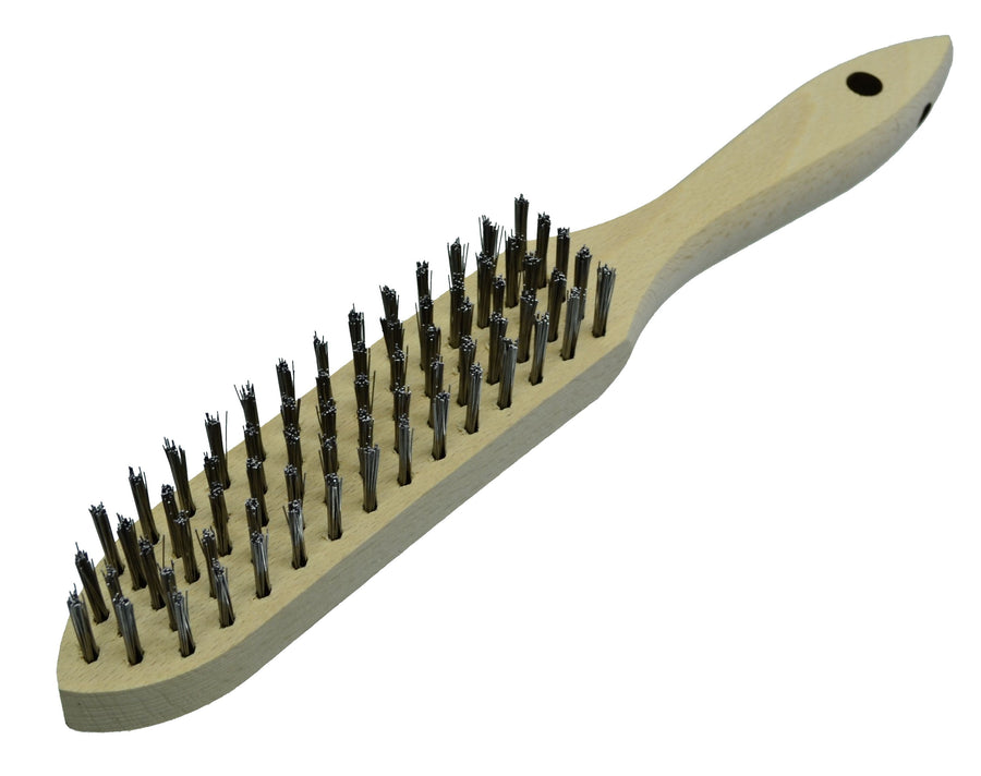 5 Row Wire Brush With Wooden Handle