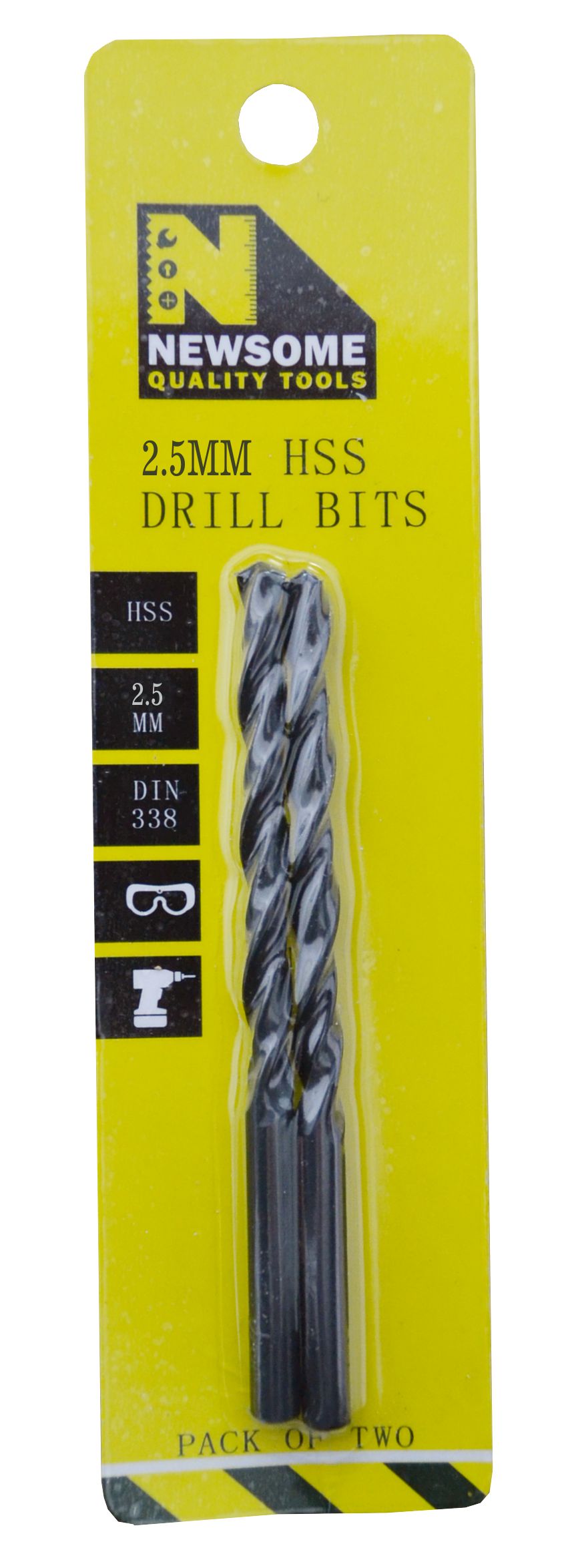 2 x 2.5mm HSS Drill Bits