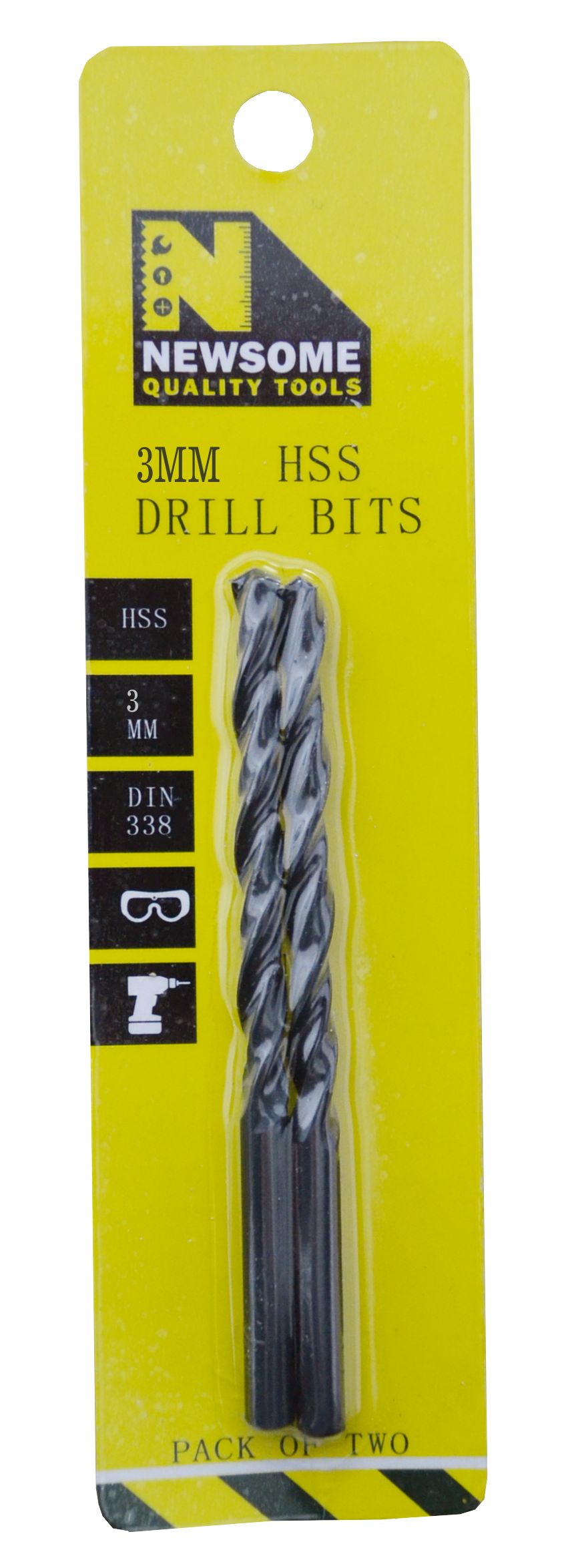 2 x 3mm HSS Drill Bits