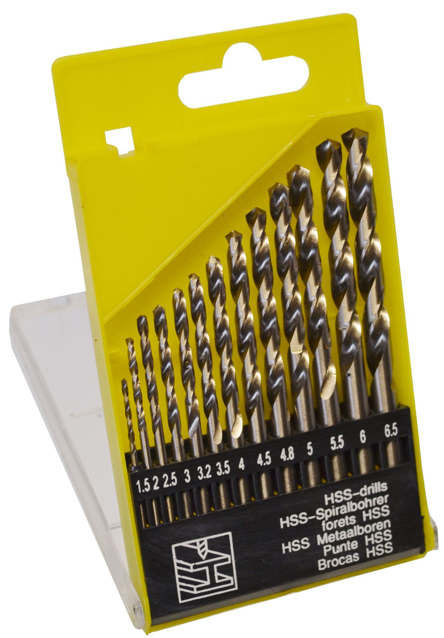 13pc Metric HSS Drill Set