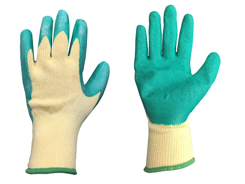 Large Extra Grip Green Glove