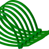 140mm x 3.6mm Green Cable Ties x 10