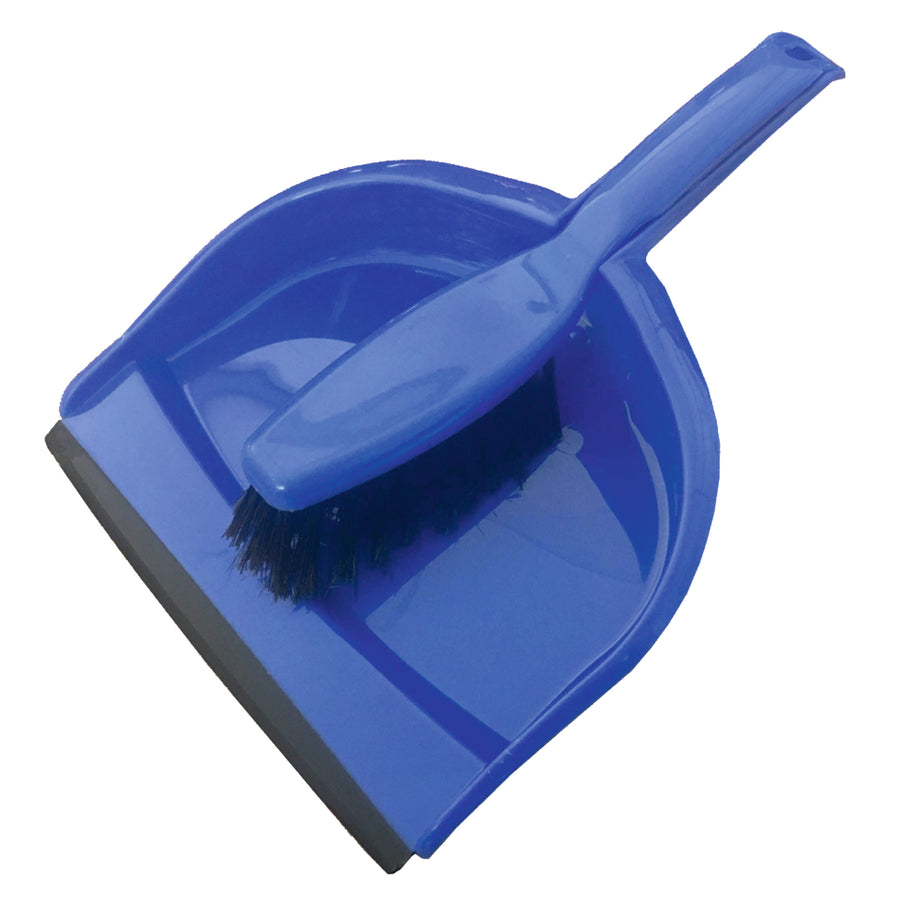 Plastic Dust Pan and Brush Set