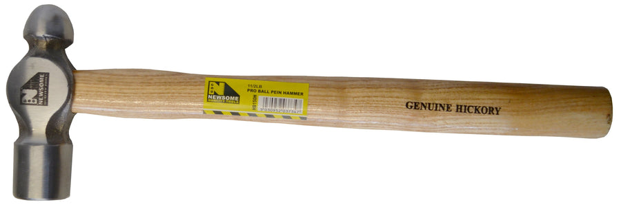 1 1/2lb Hickory Ball Pein Hammer