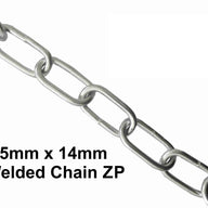 2.5mm x 14mm Zinc Plated Welded Chain