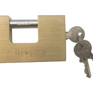 90mm Brass Warehouse Lock