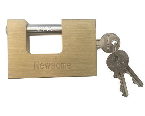 90mm Brass Warehouse Lock