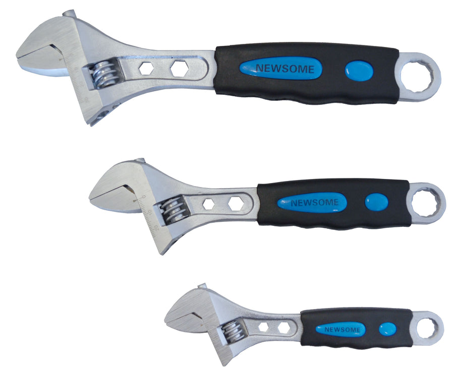 3pc Adjustable Spanner Set