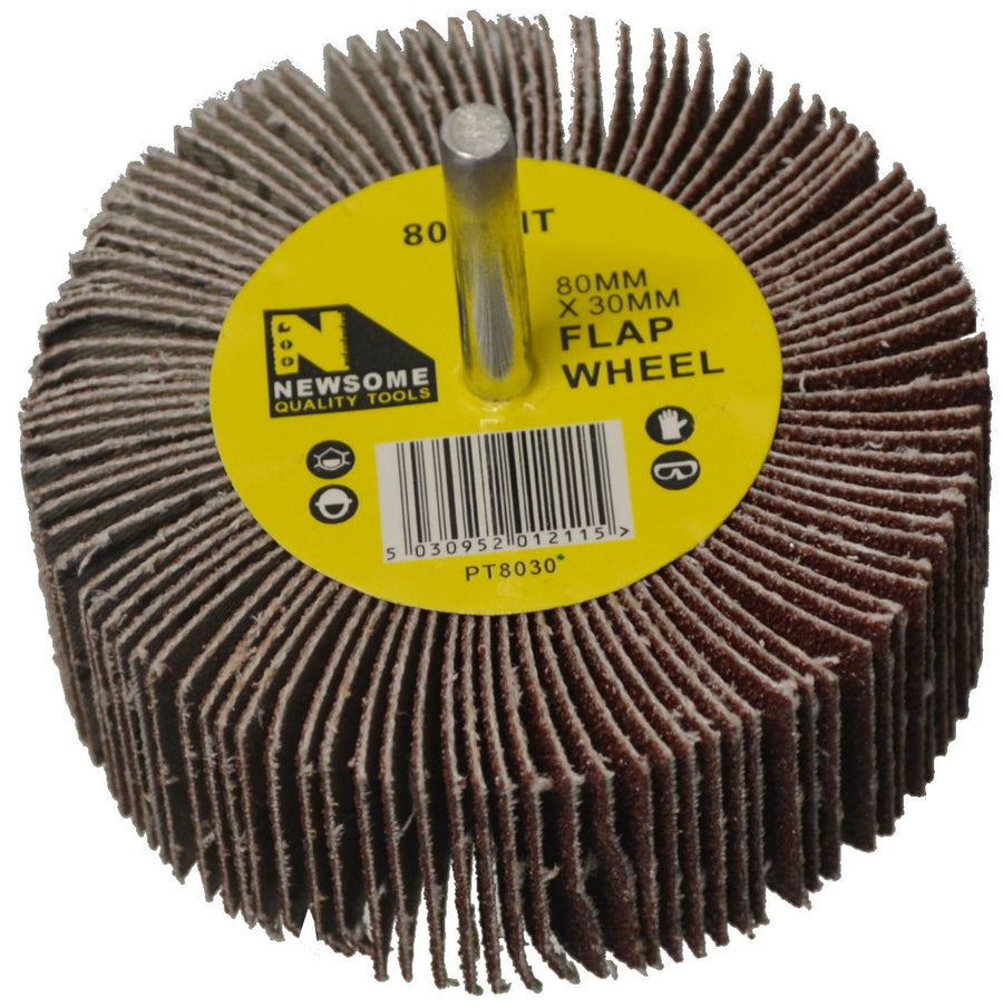 80mm x 30mm 80 Grit Flap Wheel