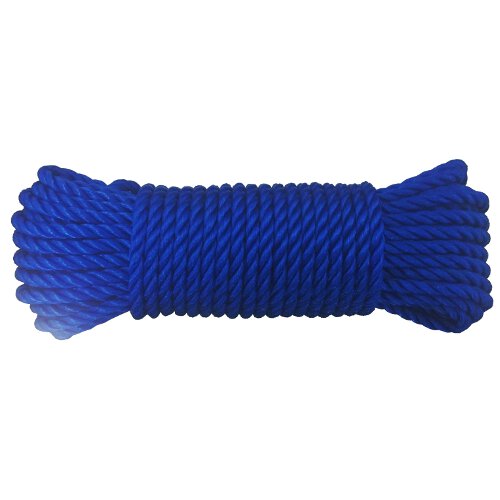 6mm x 15m Blue Poly Rope