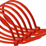 140mm x 3.6mm Red Cable Ties x 10